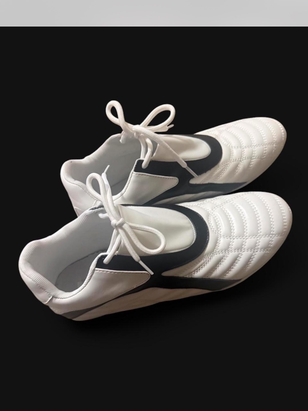 Cape Robbin White and Black Quilted Lace-Up Sneakers *Cute Comfort